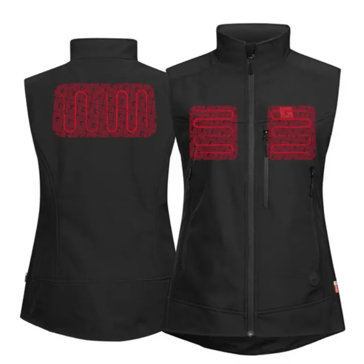 Gilet softshell chauffant sans manche EVO femme G-HEAT zone chauffante
