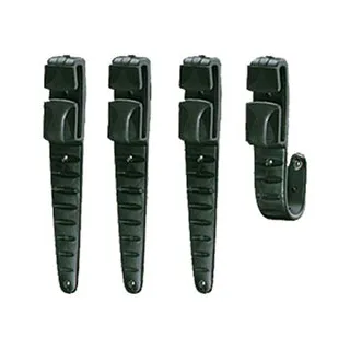 Lot 4 crochets CROCHLAMP casque Bord Epais x4 PETZL I Sécurama