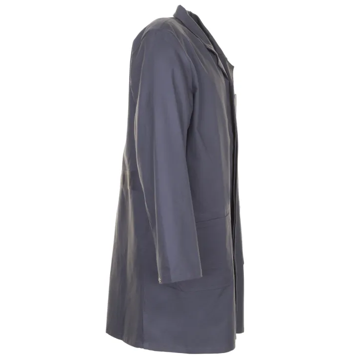 Blouse coton grise profil