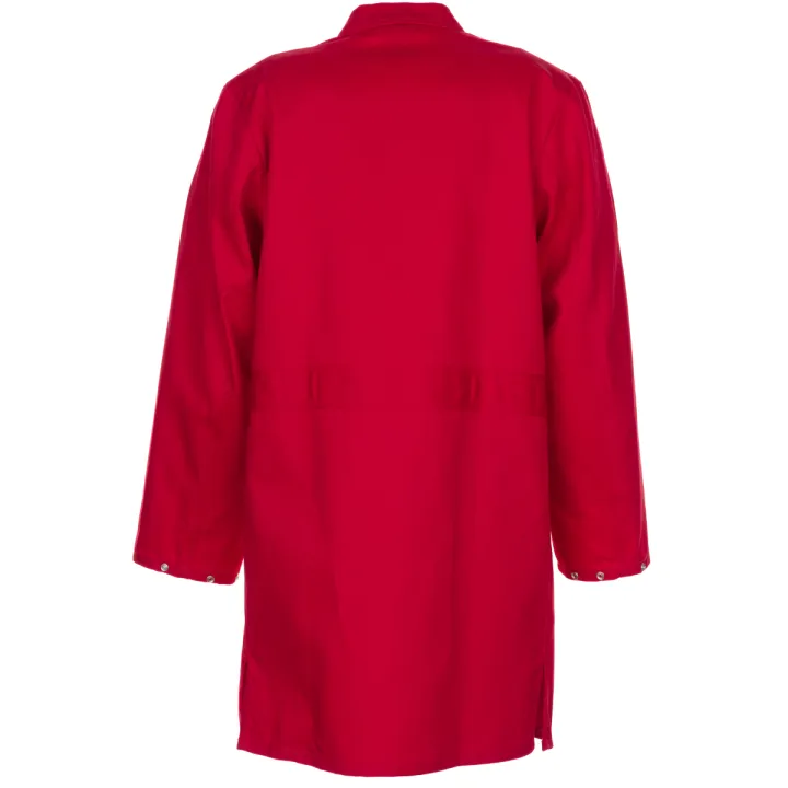 Blouse coton rouge dos