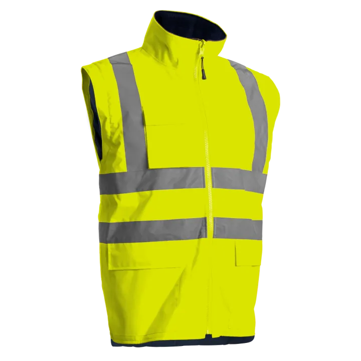 Parka KANATA haute visibilité petite et grande taille 4 en 1 COVERGUARD jaune