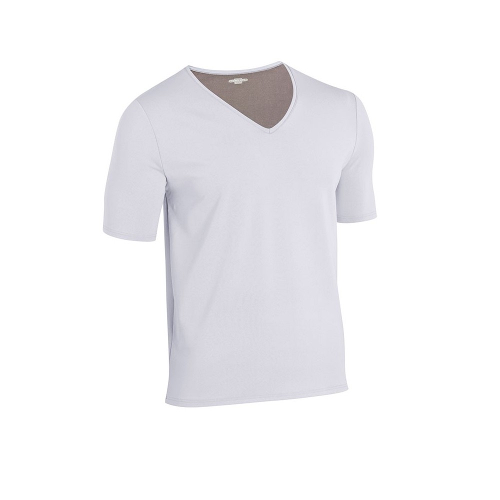 Damart - Tee-Shirt Thermolactyl Sensitive, Col V Thermolactyl, Col V,  Manche Courte : : Mode