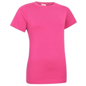 Tee Shirt de travail femme 100% coton 180 gr rose