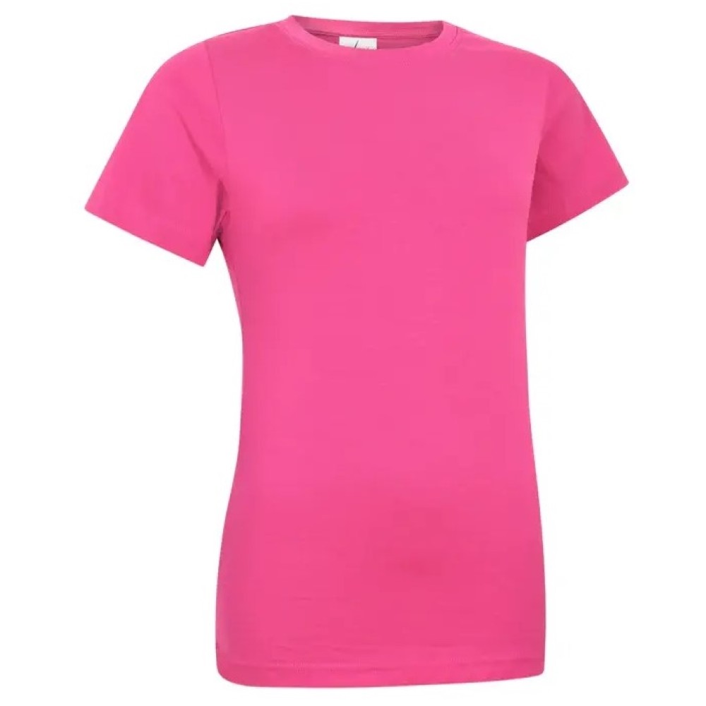 Tee Shirt de travail femme 100% coton 180 gr rose