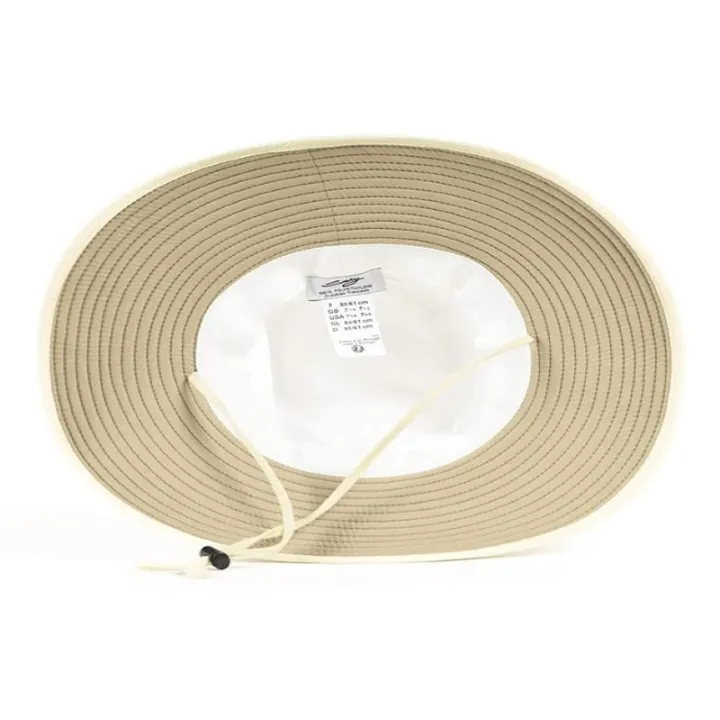 Chapeau protection solaire anti UV UPF 50+ infrarouge SOWAY beige dessous