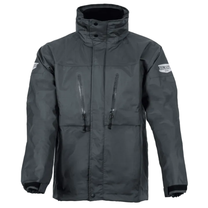 Veste de pluie imperméable grise respirante H2O SOLIDUR