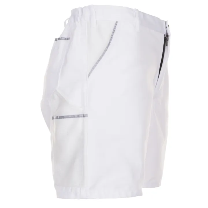 Bermuda de travail blanc canvas planam profil