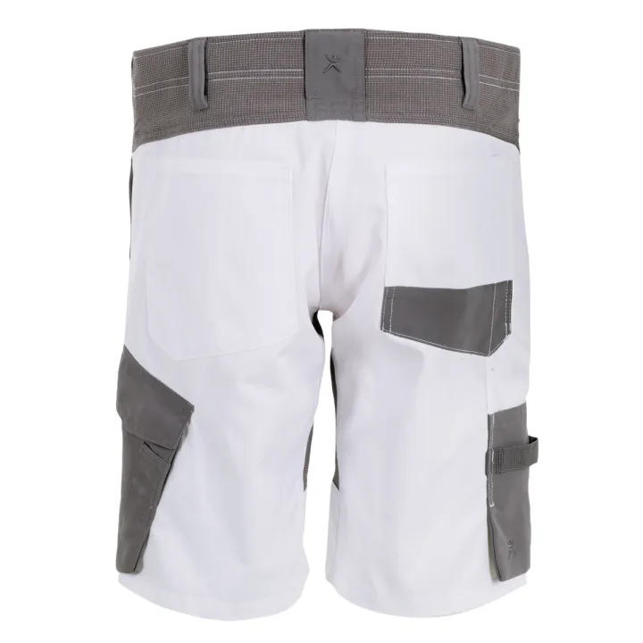 Short élasthanne blanc dos