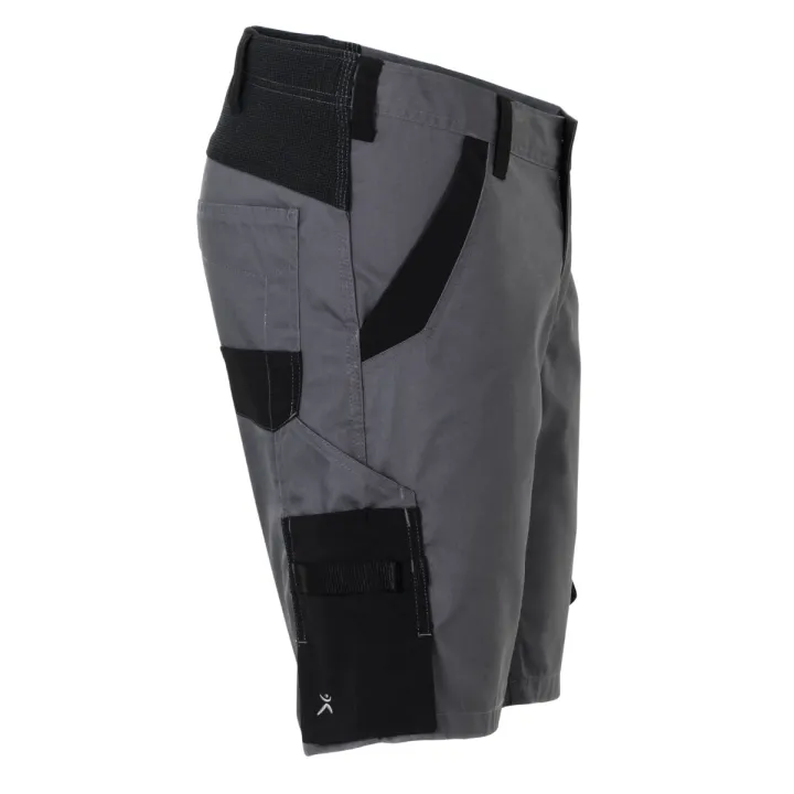 Short élasthanne ardoise noir profil