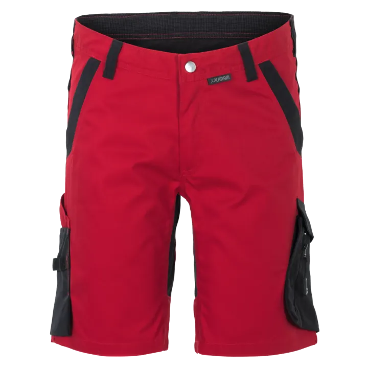 Short élasthanne rouge