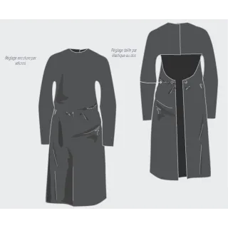 Tablier de Protection préparation phytosanitaire CEPOVETT gris