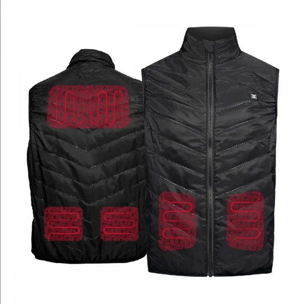 Heatcore V215 - Veste Chauffante Sans Manches Homme 12H Chaleur Durable, Tissu Coupe-Vent Anti-Tempête