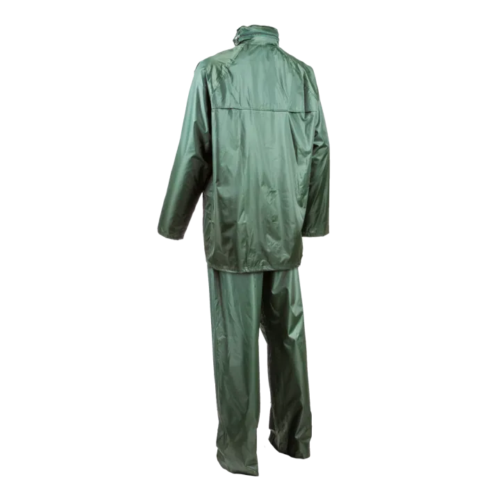 Ensemble de Pluie Nylon Pvc Vert COVERGUARD dos