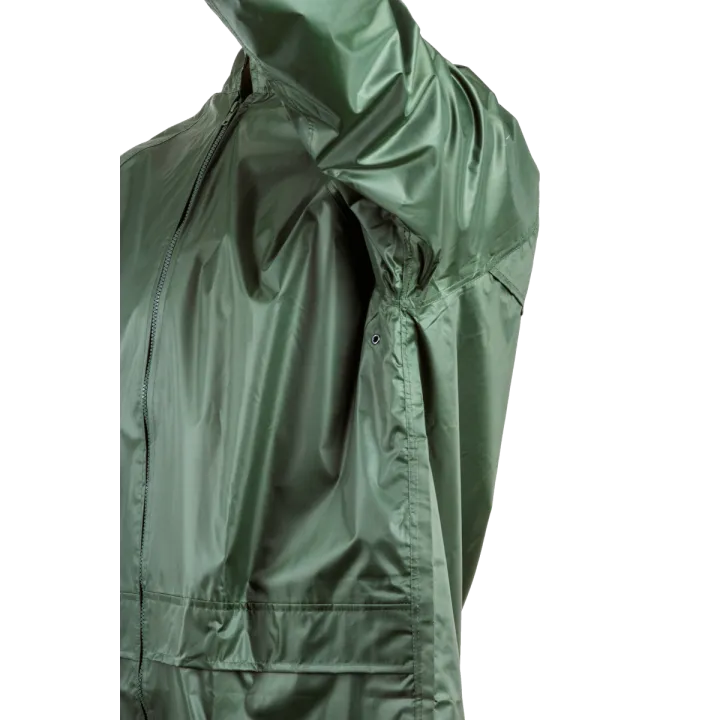 Couture renforcée Ensemble de Pluie Nylon Pvc Vert COVERGUARD