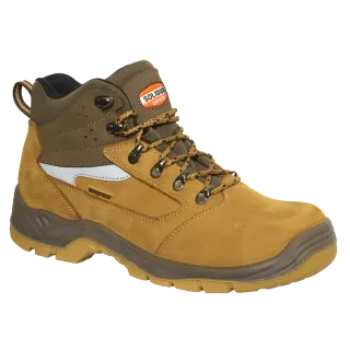 Chaussure de sécurité haute S3 cuir nubuck TRUCK SOLIDUR
