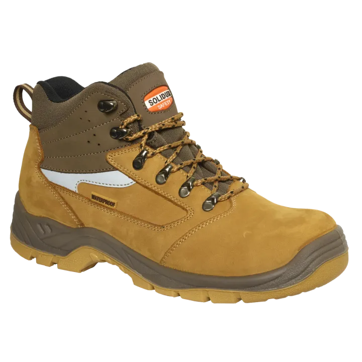 Chaussure de sécurité haute S3 cuir nubuck TRUCK SOLIDUR