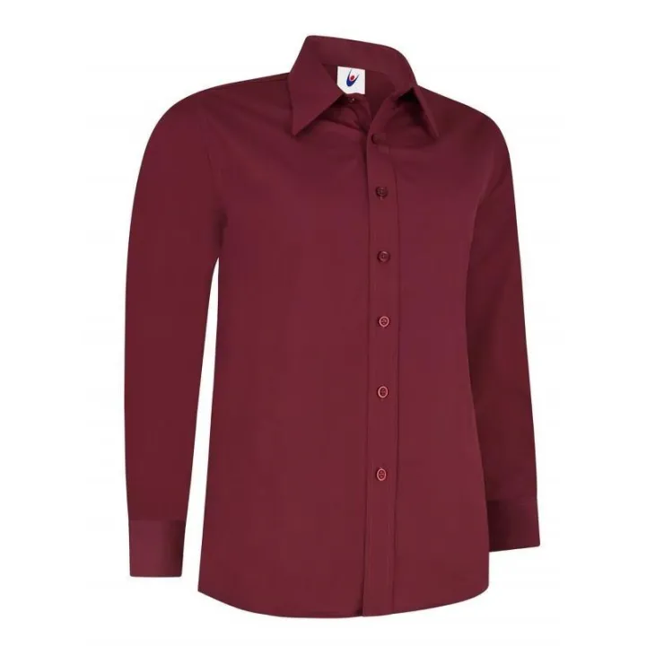 Chemise manches longues popeline femme UC711 UNEEK Sécurama