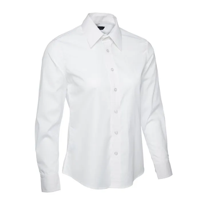 Chemise manches longues popeline femme UC711 UNEEK Sécurama