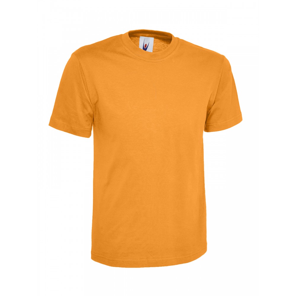 Tee-Shirt travail homme col rond 180 gr UC301 UNEEK orange