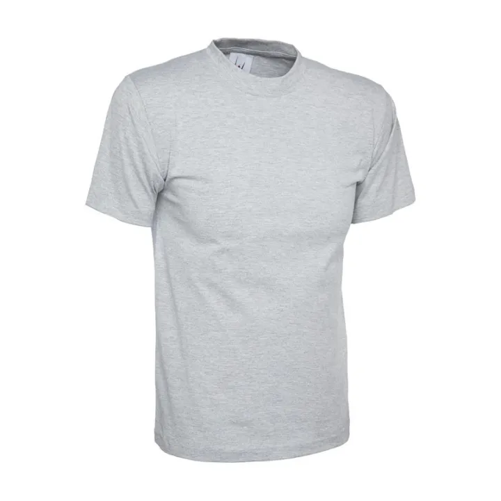 Tee shirt enfant junior 100% coton UC306 UNEEK gris chiné