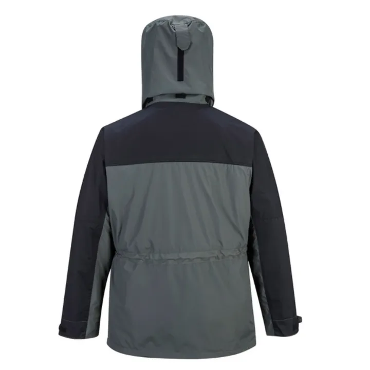 Vue de dos avec capuche