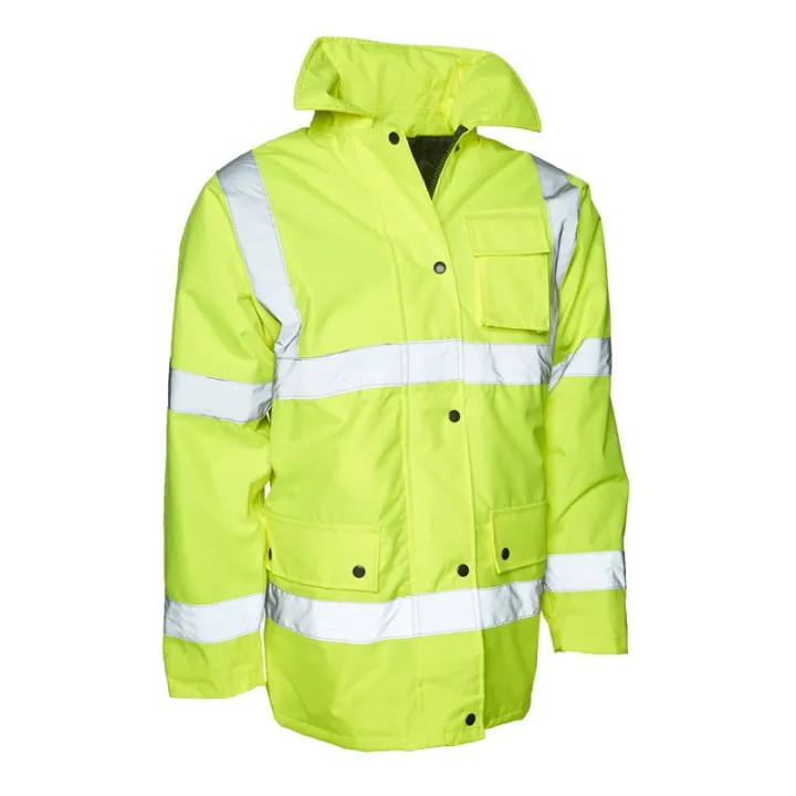 Parka de travail haute visibilité classe 3 jaune