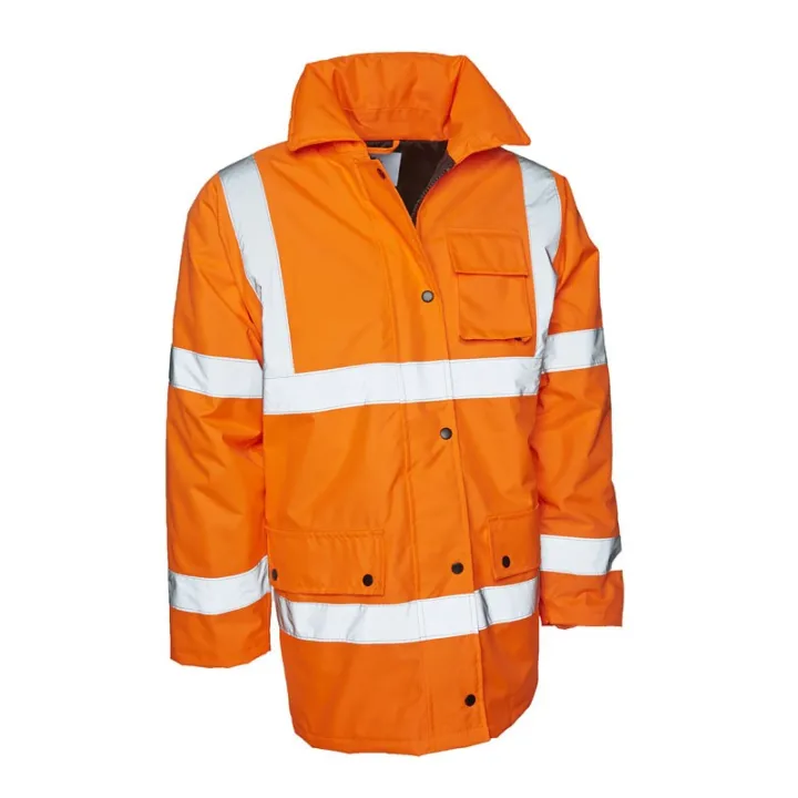 Parka de travail haute visibilité classe 3  orange