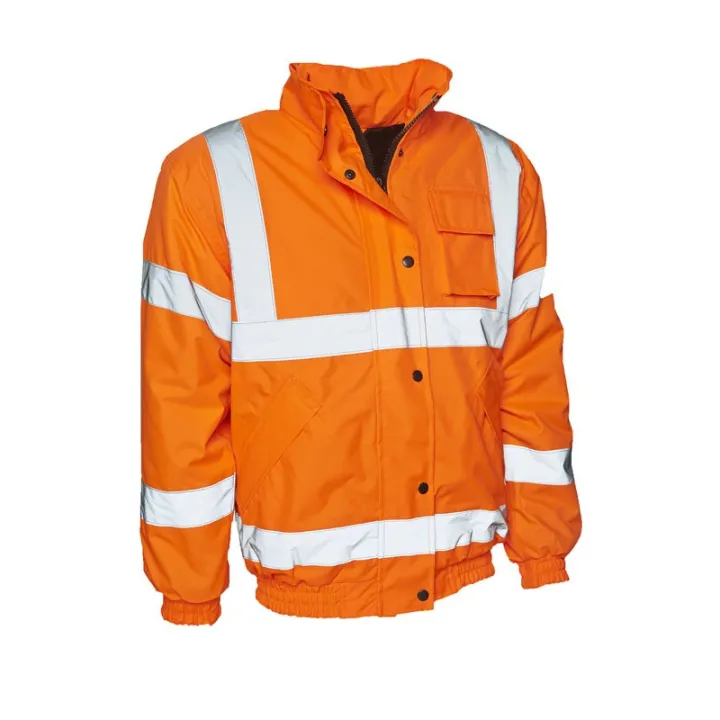 Blouson froid de travail haute visibilité premier prix UNEEK orange
