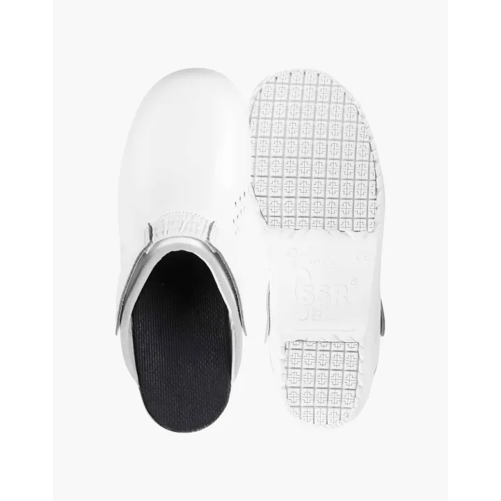 Semelle FURIANO Sabot le plus adhérant au sol ADHERA Sécurama Blanc