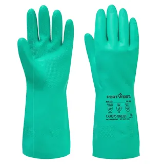 Gants nitriles protection chimique 32cm A810 Portwest