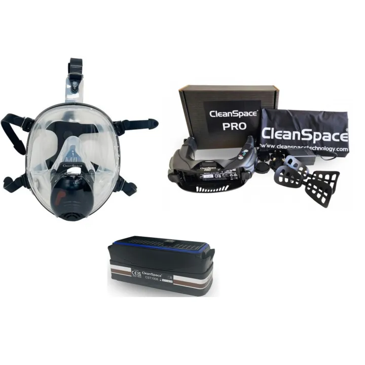 Kit ventilation assistée masque complet cleanspace pro A2P3