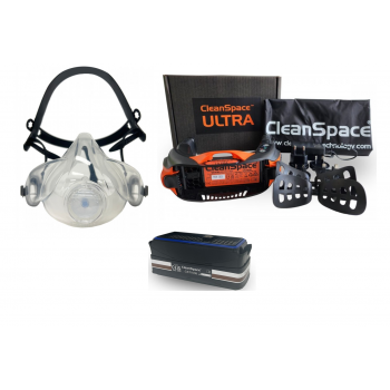 Kit ventilation assistée demi masque cleanspace ULTRA A2P3 connecté