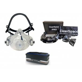Kit ventilation assistée demi masque cleanspace pro A2P3