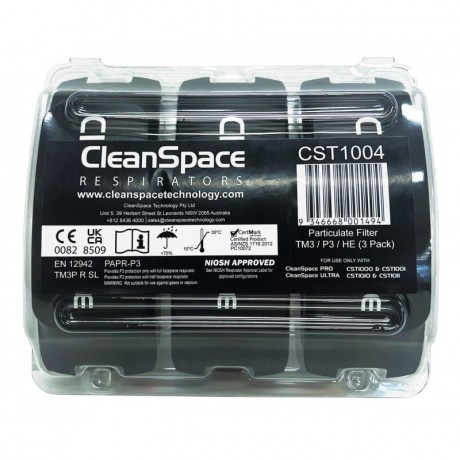 Filtre à Particules Haute Capacité CleanSpace CST TM3 P3 (Pack de 3)