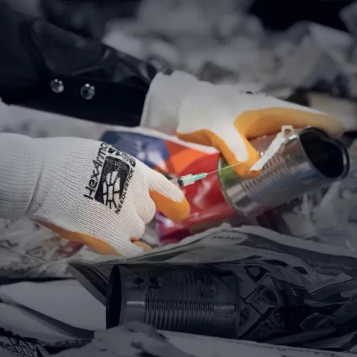 Gants anti-piqure paume 4544 Hexarmor 9014 piqures