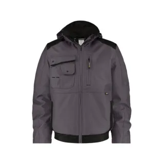 Veste hiver de travail hyper résistante et chaude AUSTIN DASSY gris noir