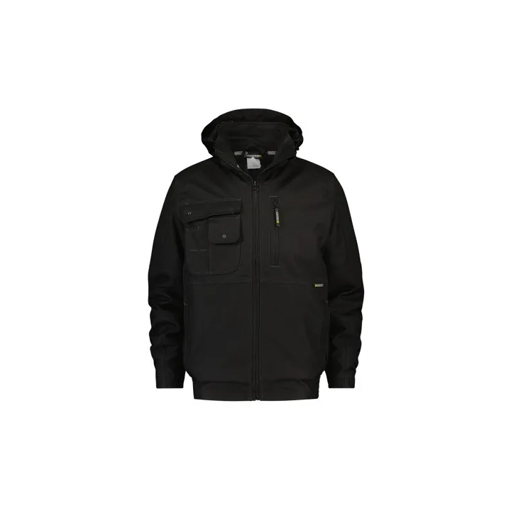 Veste hiver de travail hyper résistante et chaude AUSTIN DASSY noir avant