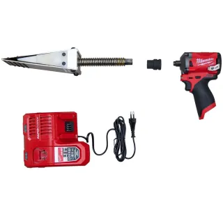 Coin d'abattage mécanique Forstreich TR 24 AQ avec Milwaukee M12