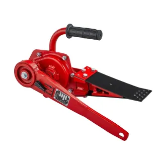 Coin d'abattage mécanique avec entraînement crémaillère à cliquet