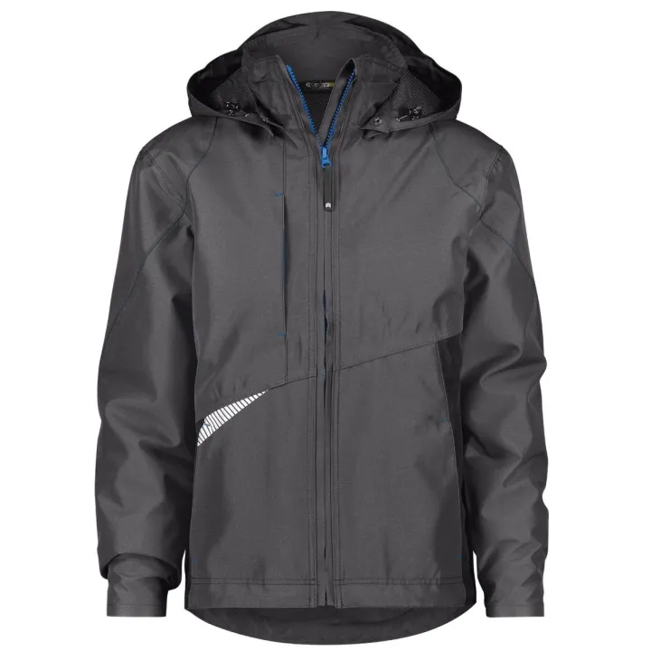 Veste de travail imperméable et coupe vent SOFTSHELL HYPER Dassy anthracite / noir