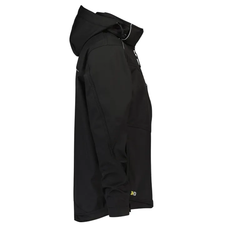 Veste homme softshell TAVIRA noir profil