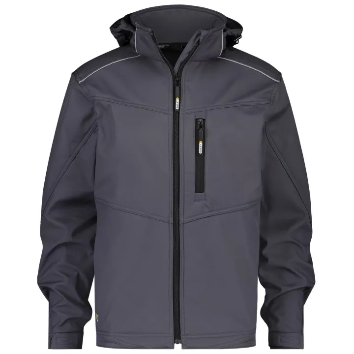 Veste de travail Softshell Tavira homme DASSY gris