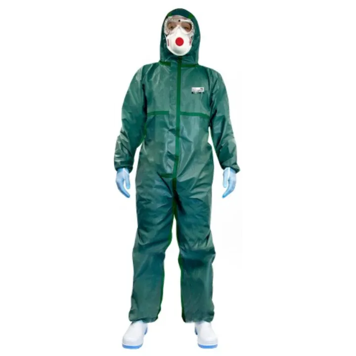 Combinaison phytosanitaire jetable verte type 4-5-6 AG MAX ISO 27065 : 2017