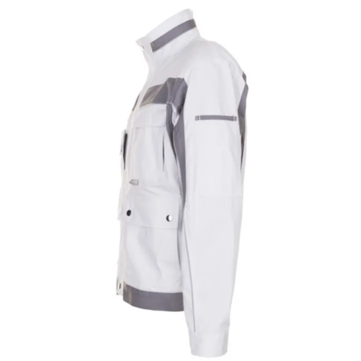 Blouson de travail PLALINE 65/35 poly/coton 280 gr blanc
