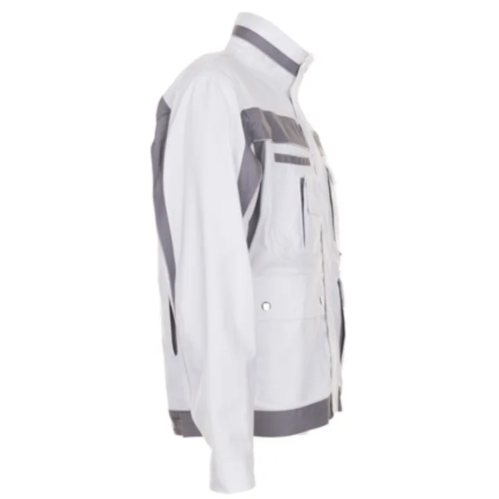 Blouson de travail PLALINE 65/35 poly/coton 280 gr blanc
