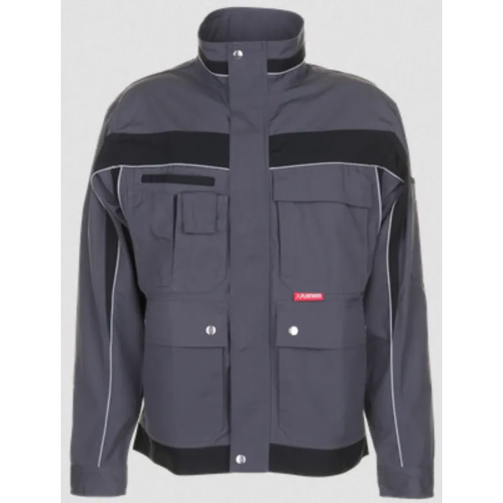 Blouson de travail PLALINE 65/35 poly/coton 280 gr anthracite noir