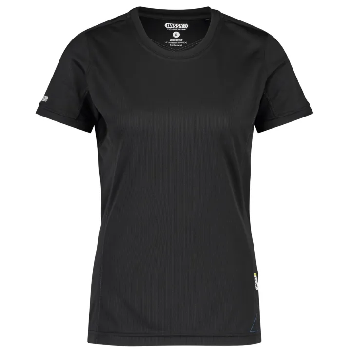 Tee Shirt femme Confort Nexus 140 gr anti UV noir
