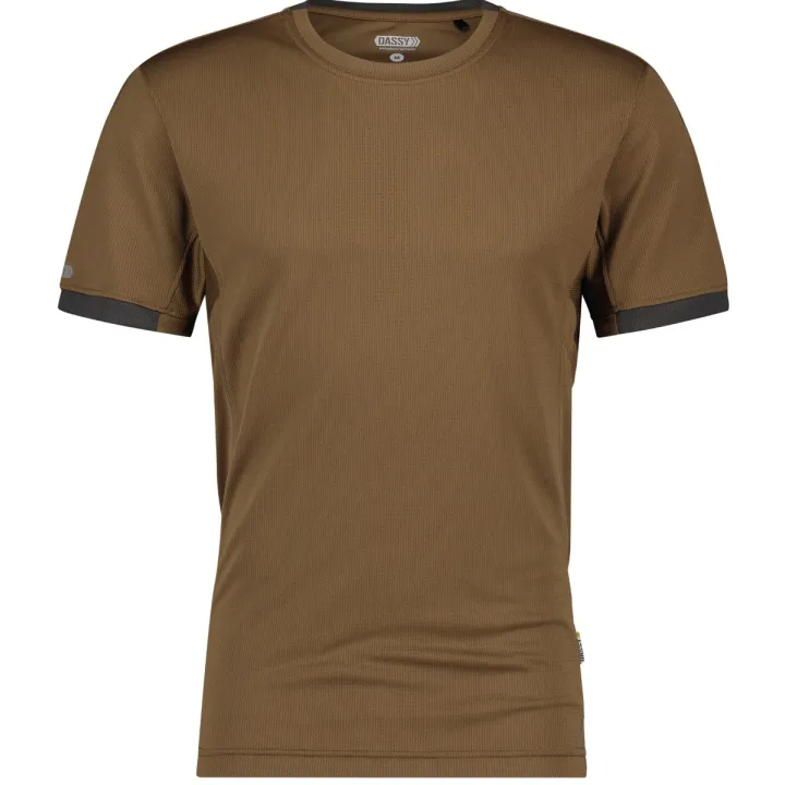 Tee Shirt homme Confort Nexus protection UV 140 g Dassy brun Argile