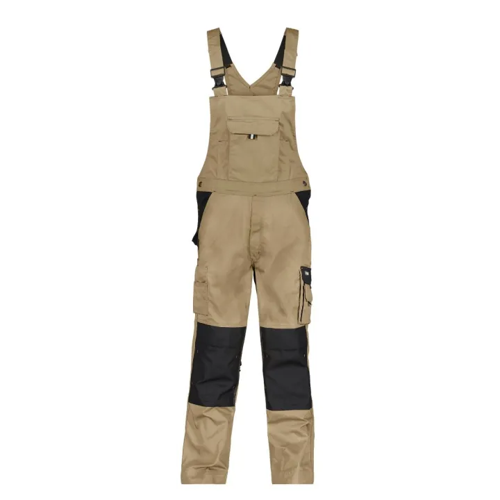 Cotte de travail à bretelle BICOLORE Versaille DASSY sable