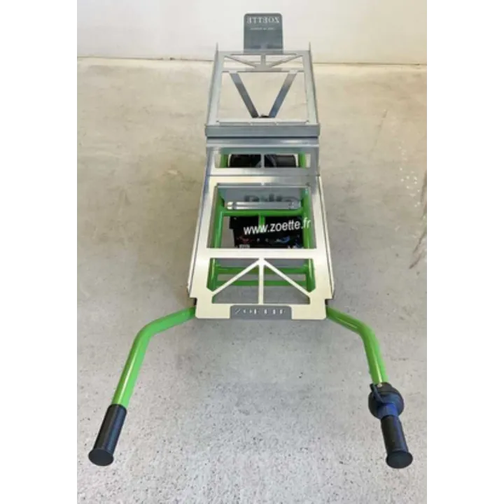Brouette éléctrique CLAS VITICULTURE porte caisse ZOETTE vue dessus